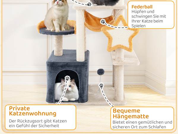 Tierfreundlicher Katzenturm