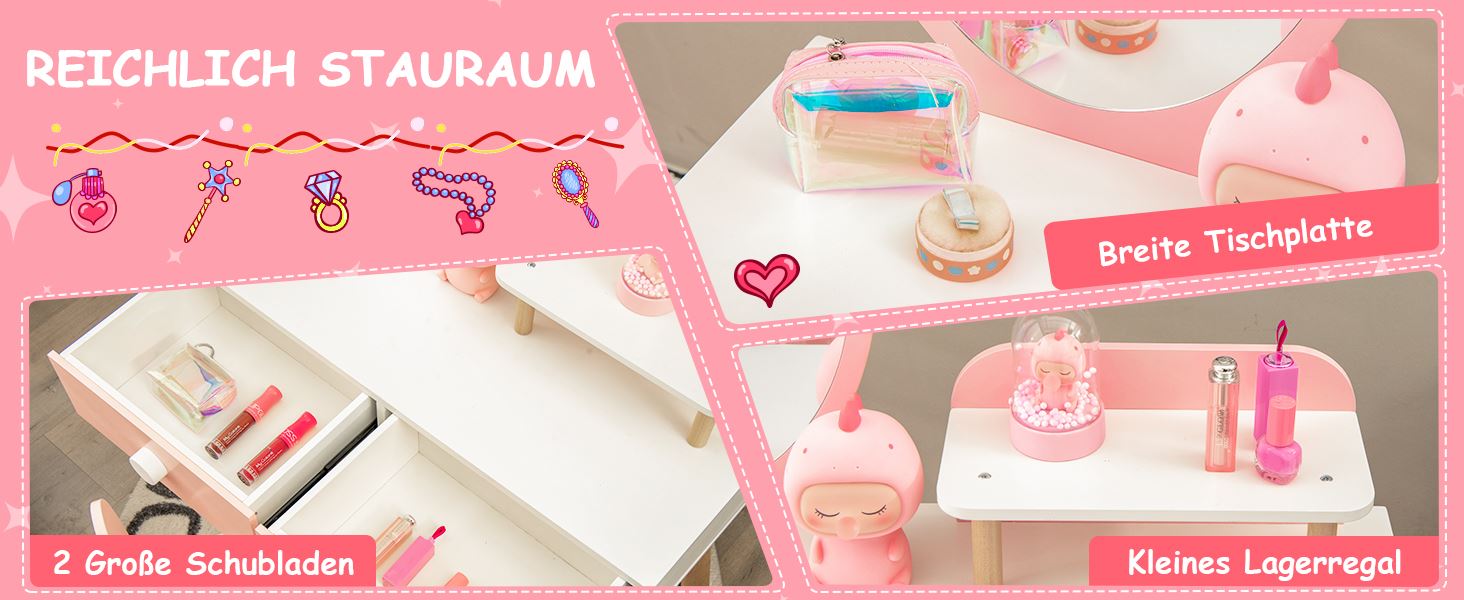 schminktisch-set für kinder