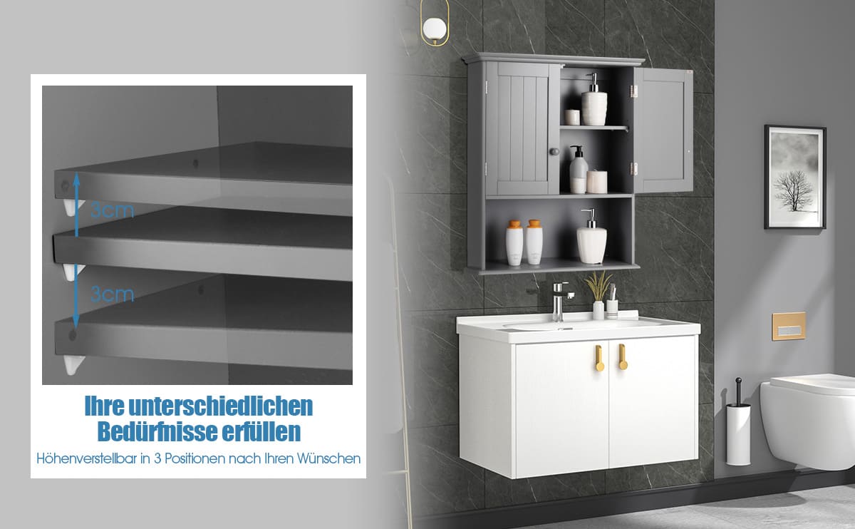 Badezimmer-Wandschrank