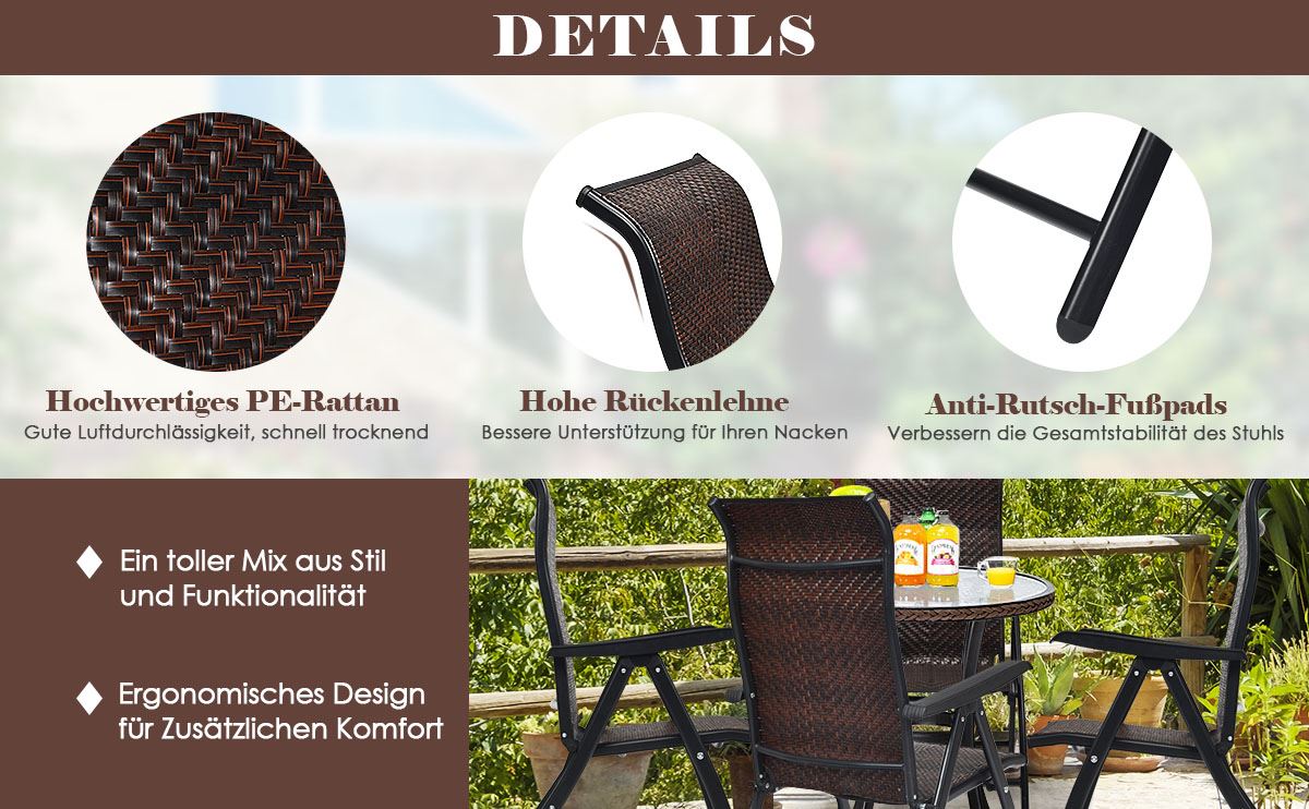 2er set klappstühle