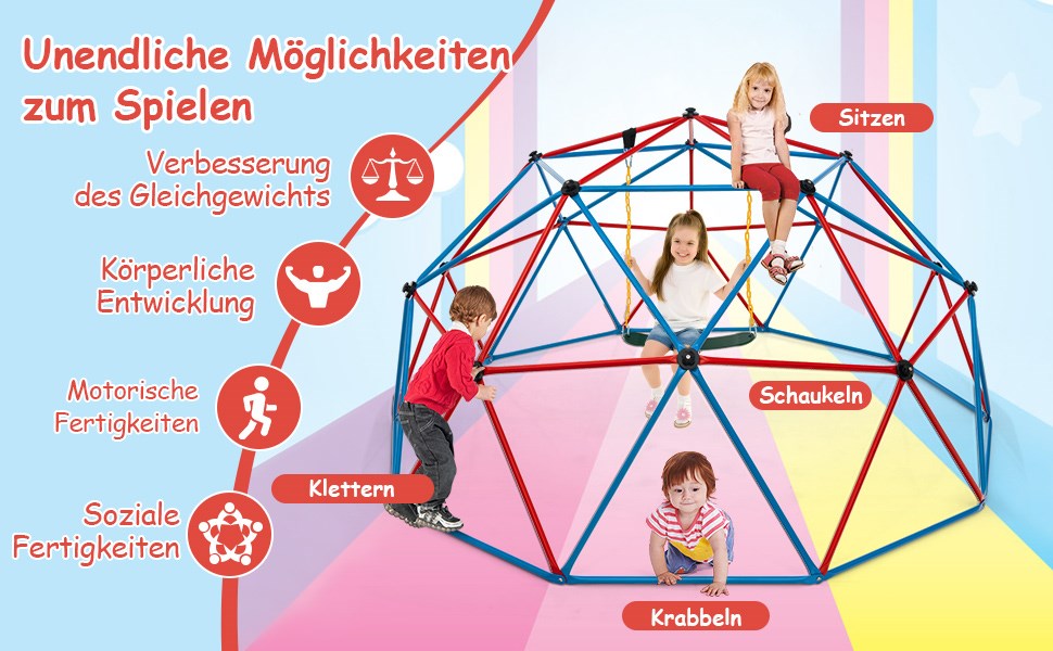 Klettergerüst in Kuppelform