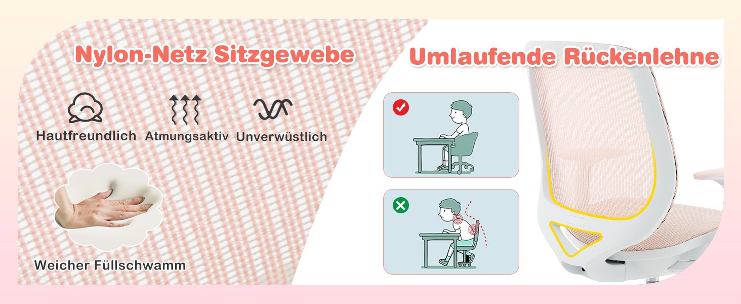 ergonomischer Kinderarbeitssessel