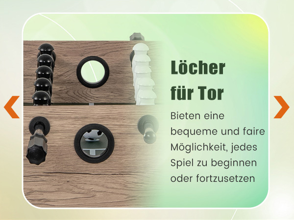 Praktischer Tischkicker