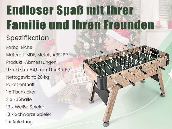 Praktischer Tischkicker
