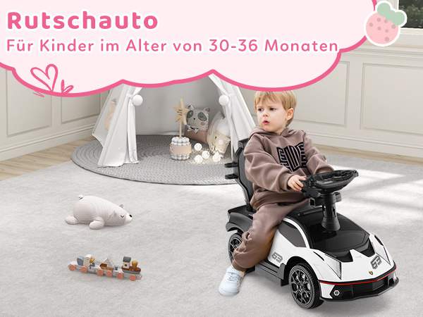 Praktisches Schiebeauto