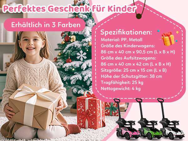 Praktisches Schiebeauto