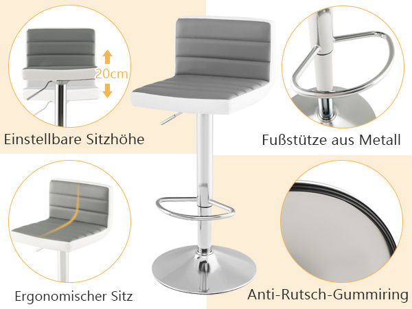 Höhenverstellbarer Barhocker