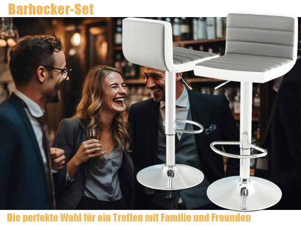 Höhenverstellbarer Barhocker