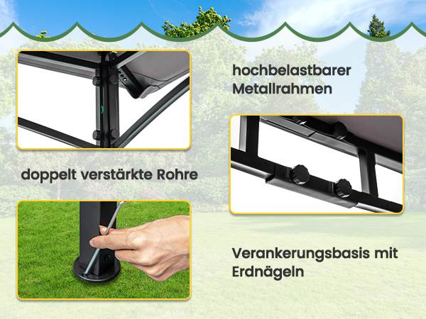 Vielseitiger Grillpavillon