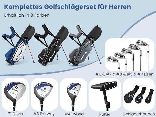 Komplettes Herren Golfschläger Set