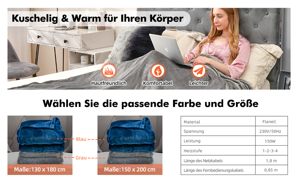 Elektrische Heizdecke