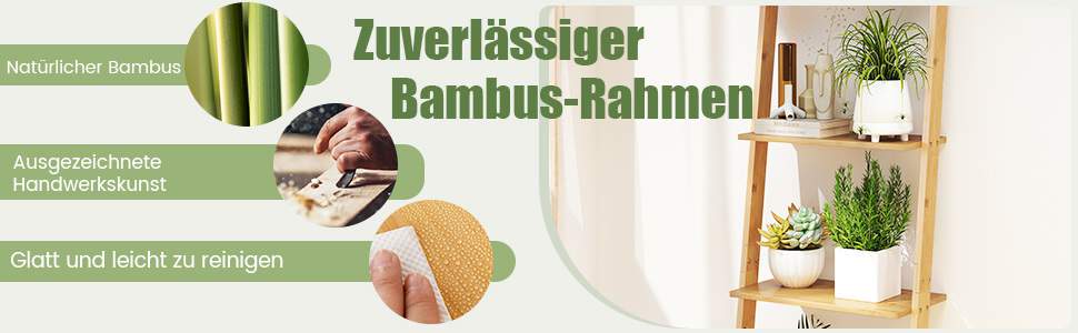 Raumgreifendes Leiterregal
