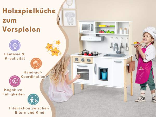Kindgerechte Holzküche