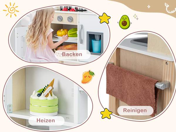 Kindgerechte Holzküche