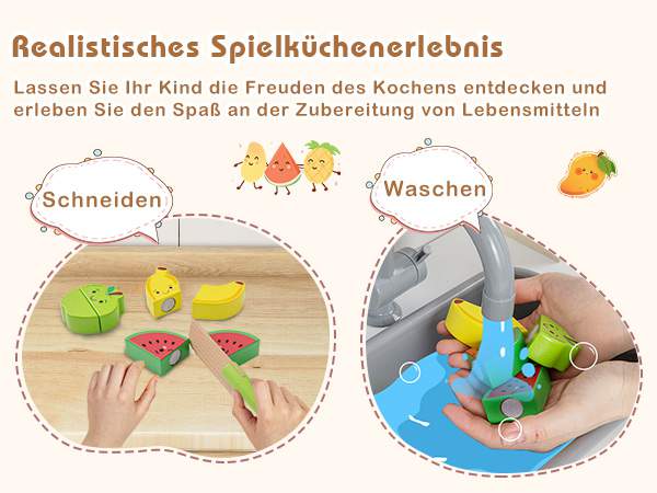 Kindgerechte Holzküche