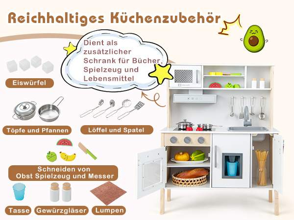 Kindgerechte Holzküche