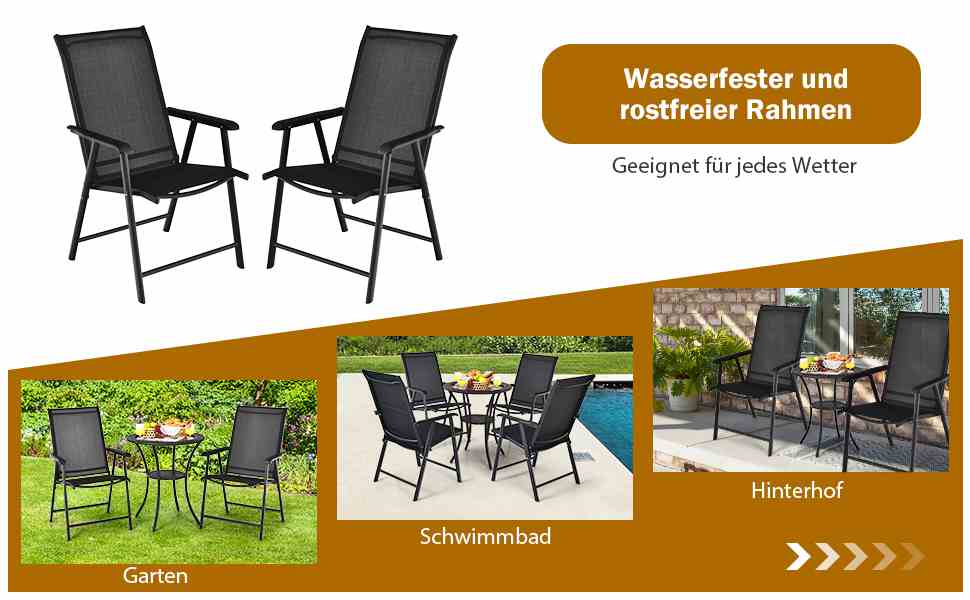 Wetterfester Gartenstuhl