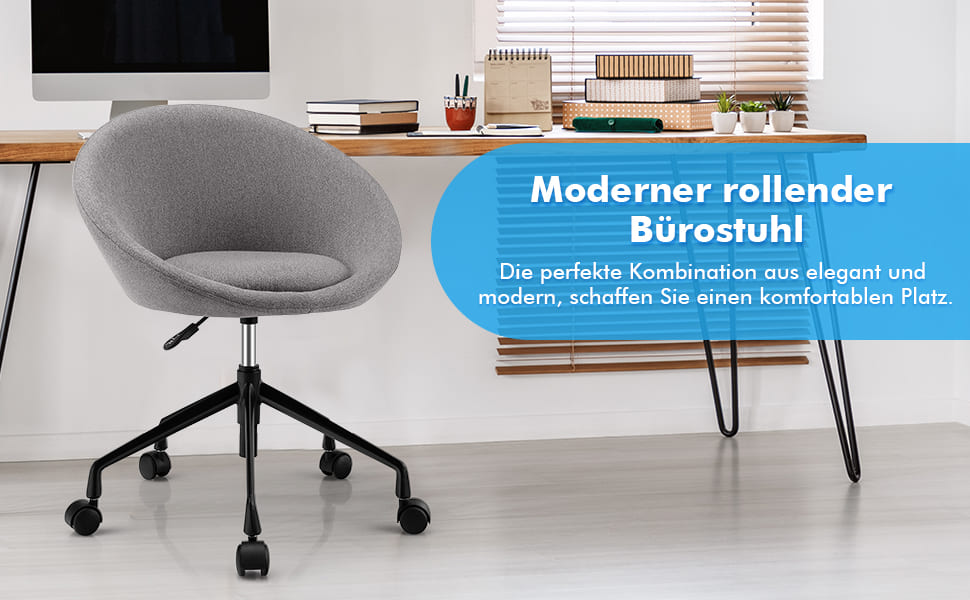 halbrunder Bürostuhl