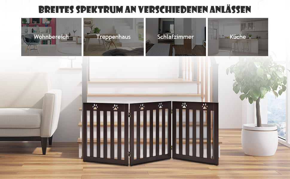 freistehendes hundetor für treppen