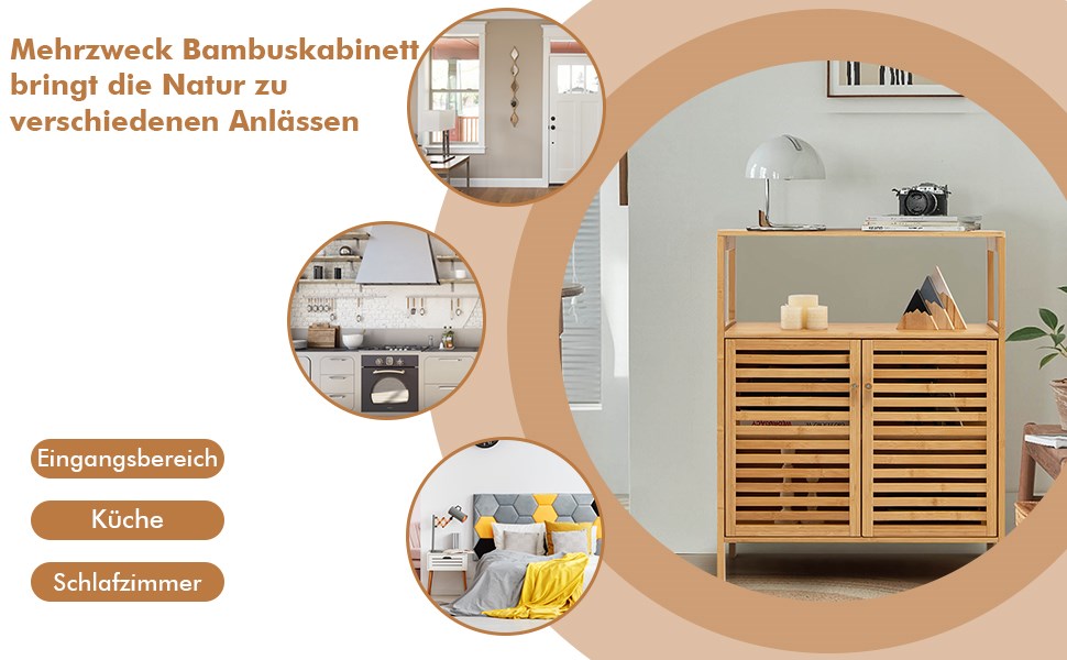 freistehender Badschrank