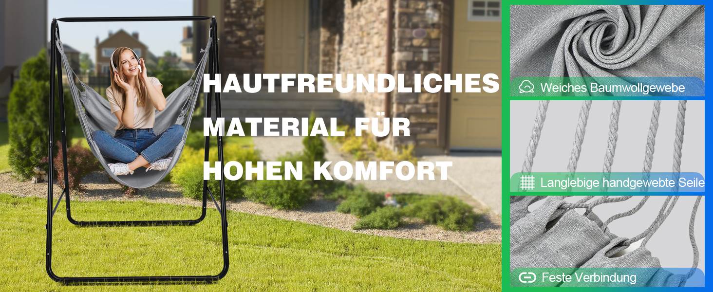 Schwerlast-Hängesessel mit Ständer