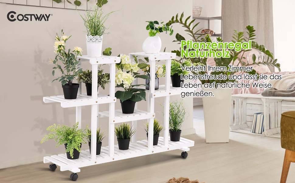 Pflanzenregal Treppe