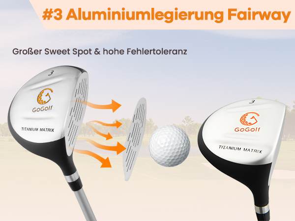 Robustes Golfschlägerset