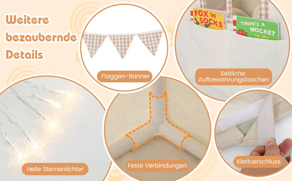 Kinderspielzelt mit Matte