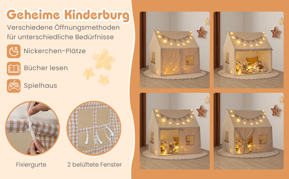 Spielzelt mit Fenster
