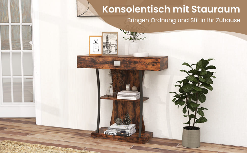 T-förmiger Konsolentisch