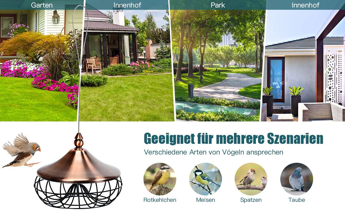 retro vogelfutterspender