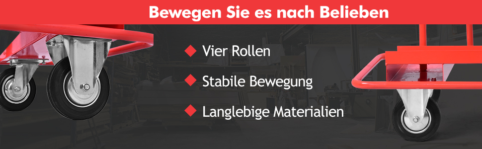 rollwagen zum plattentransport