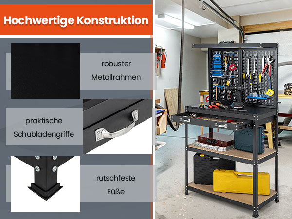 Praktischer Handwerkerbank