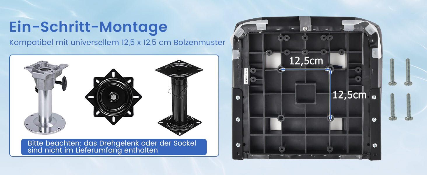 Kapitänssitz für Boote