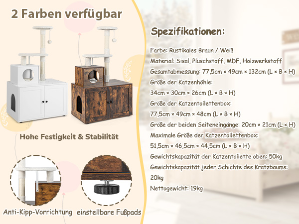 Gehäuse für Katzentoilette