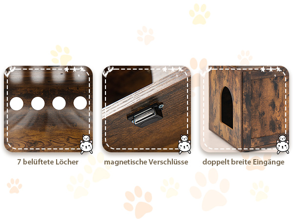 dekoratives Katzenmöbel mit Katzenhöhle