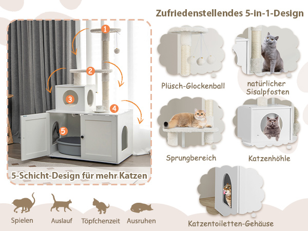 Katzenhaus aus Holz