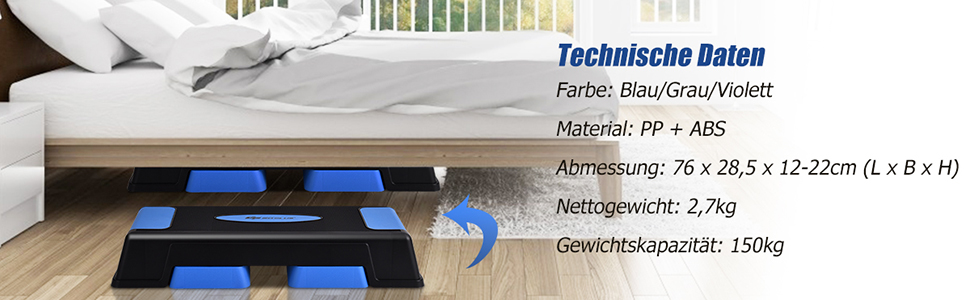 aerobicstepper für trainingszwecke