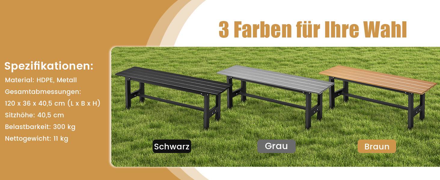 gartenbank ohne rückenlehne