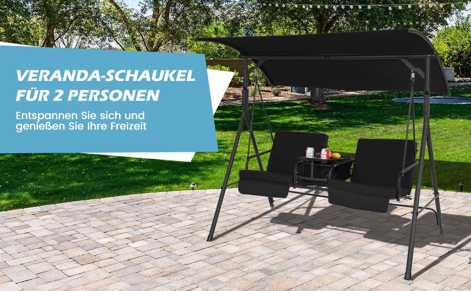 Gemütlicher Porchschaukel