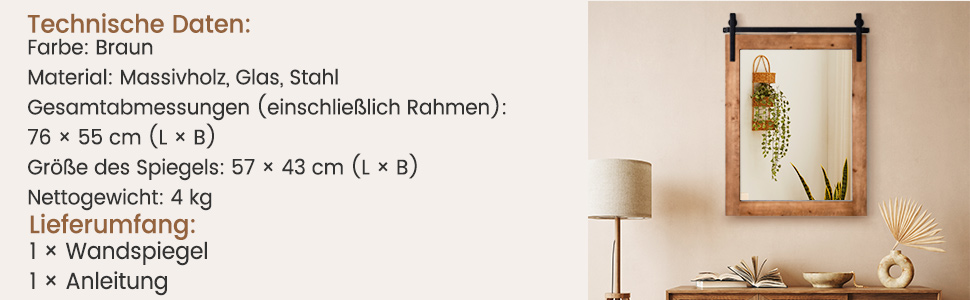 dekorativer spiegel