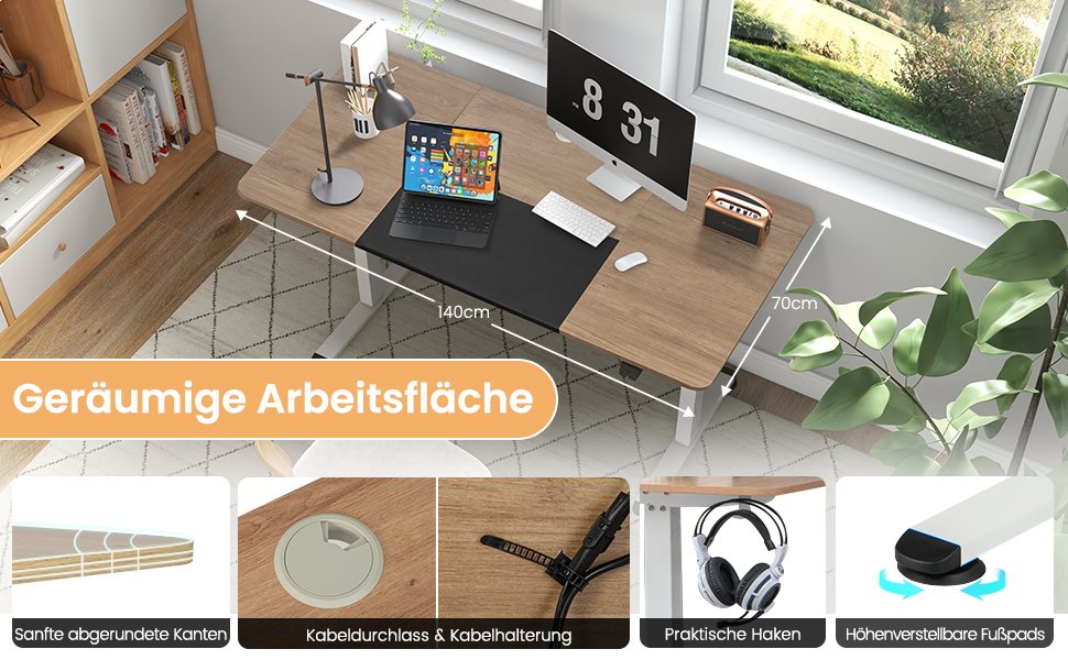 elektrischer Laptoptisch