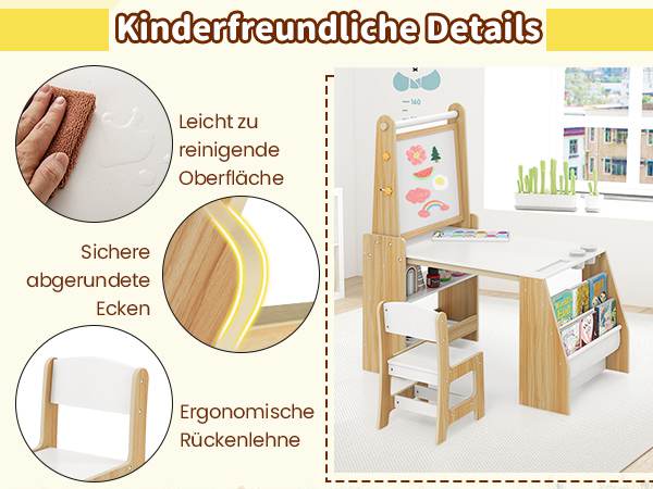 Ergonomischer Kinderschreibtisch