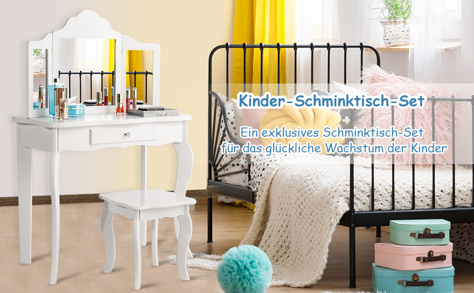 Schminktisch mit Hocker