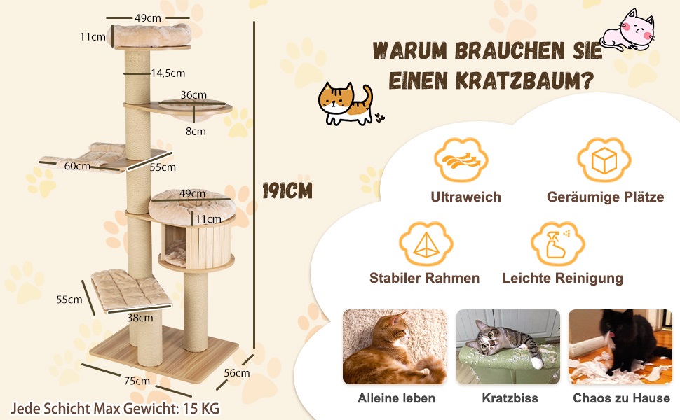 moderner kratzbaum