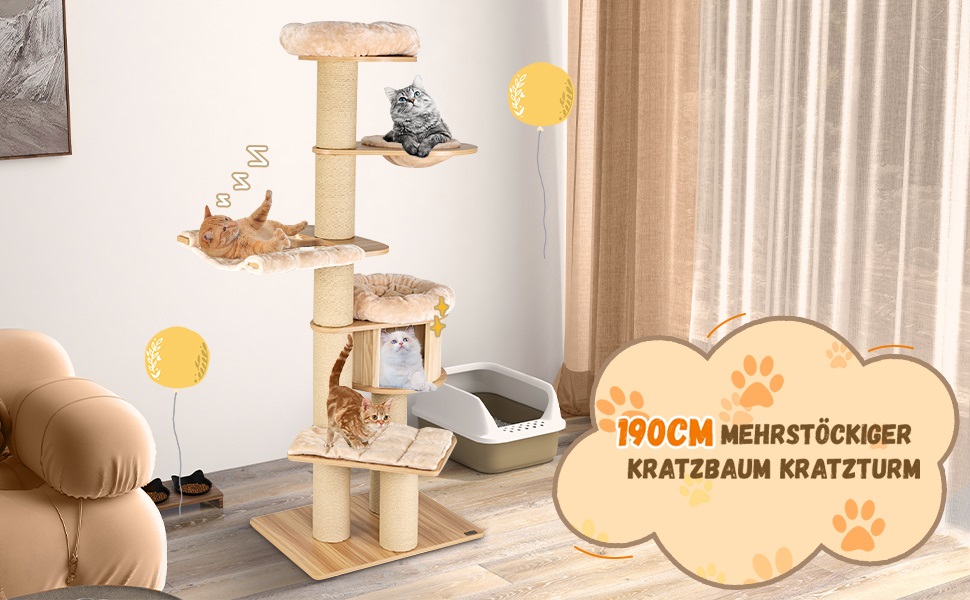 kletterturm für hauskatzen