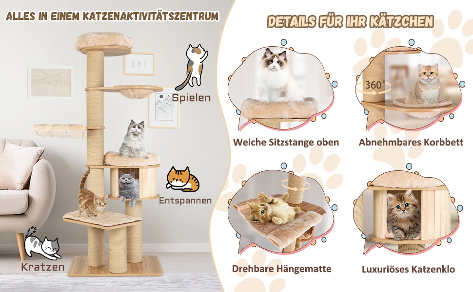 funktionelle katzenmöbel