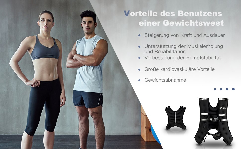 gewichtsweste für frauen