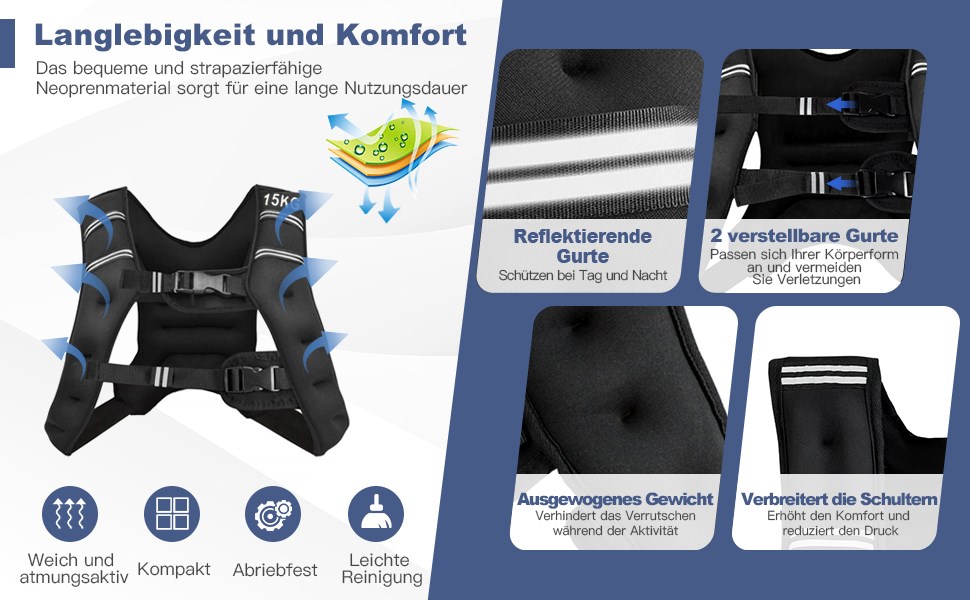 gewichtsweste zum laufen