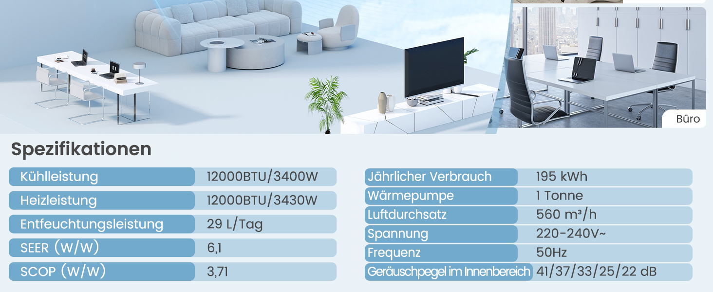 wandmontiertes Klimager&auml;t